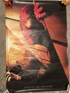 RECALLED 2002 SPIDERMAN DS 27x40 ORIGINAL TWIN TOWERS MOVIE POSTER UNUSED RARE - Picture 1 of 7
