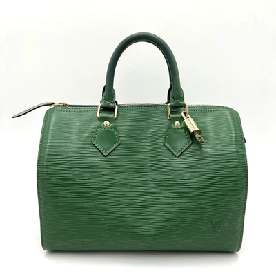 Louis Vuitton Speedy 25 M43014 Handbag Green Epi Leather USED Authentic #SP0966 - Image 1 of 4