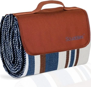 Extra Large Picnic Outdoor Blanket Dual Layers Water Resistant Durable - Picture 1 of 9