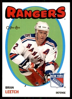 2001-02 O-Pee-Chee Heritage Brian Leetch New York Rangers #4 - Image 1 of 2