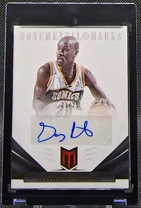 GARY PAYTON SSP AUTO 2012-13 Panini Momentum Monumental Marks SP Autograph /25 - Picture 1 of 2