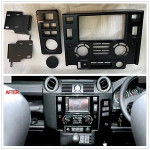 Defender 90/110 2 Din panel de fascia unidad de cabeza de navegación central para Land Rover - Imagen 1 de 8
