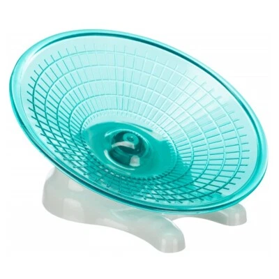 Trixie Flat Running Disc Small Animal Flying Saucer Exercise Wheel Hamster Mice - Image 1 of 4