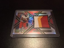 2017 Panini Select Kareem Hunt RC Rookie Jumbo Patch 3 Color 1/99 SP Chiefs #1