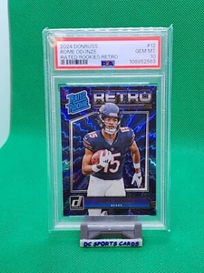 2024 PANINI DONRUSS RATED ROOKIES RETRO ROME ODUNZE ROOKIE RC PSA 10 - Picture 1 of 2
