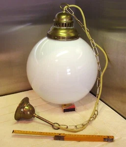 große Kugellampe, D 30cm Jugendstil,Bauhaus,Art Deco,Deckenlampe,Hängelampe - Bild 1 von 7