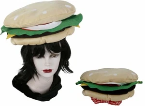 Cappello di carnevale hamburger hamburger cappello di carnevale festa digiuno - Foto 1 di 1