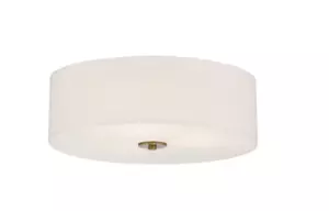 Access Lighting 18 in. LED Flush Mount Model 64063LEDDLP-ABB/WH - Picture 1 of 11