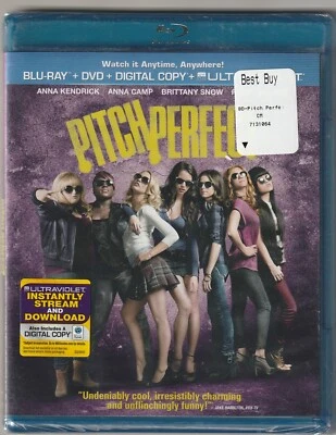 Pitch Perfect Movie Blu-ray Disc, DVD, 2-Disc Set Inc Digital Copy Ultra Violet - Image 1 of 2