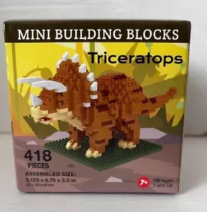 Impact Photographics - Triceratops Mini Building Blocks Set - 92047 - Picture 1 of 3