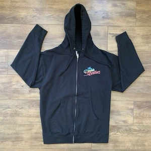 2023 The Doobie Brothers Erwachsene Large schwarz Reißverschluss Fleece gefüttert Hoodie Sweatshirt - Bild 1 von 16