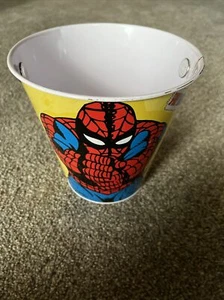 SPIDERMAN Tin Popcorn Bucket/Pail Marvel 2000 - Picture 1 of 7