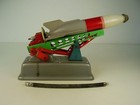 Seltene PRESU Rakete mit Abschussrampe aus DDR Zeit