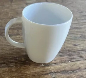 Crate And Barrel White Espresso Demitasse Cup New Deadstock - Picture 1 of 6