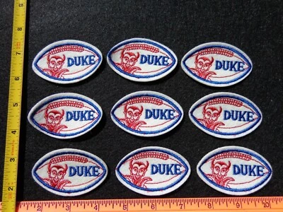 VINTAGE NCAA Duke Blue Devils FOOTBALL Patches 9 pc. Lot Old School NOS RARE !!! - Image 1 of 2
