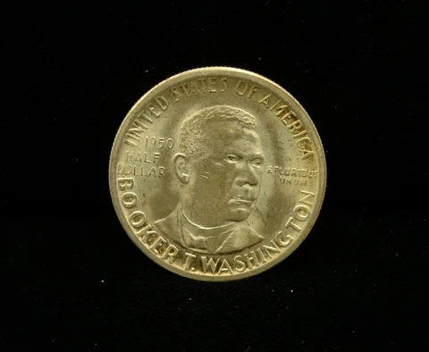 1950-S Booker T. Washington Memorial Half Dollar #EB12859 Cover