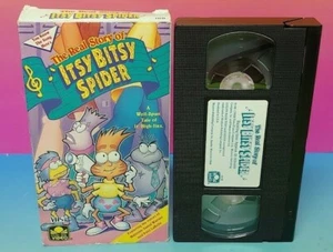 THE REAL STORY Of ITSY BITSY SPIDER VHS TAPE 1990 VINTAGE RARE Tested Works - Picture 1 of 2