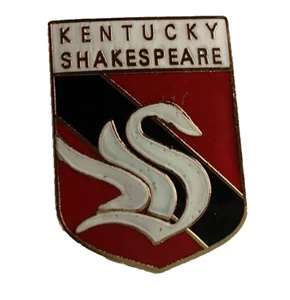 Vintage Kentucky University KY Shakespeare Enamel Lapel Hat Pin - Picture 1 of 4