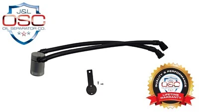 J&L OSC Oil Separator Fits 22-25 Jeep Wagoneer, Grand Wagoneer; 25 Ram 1500 3.0L - Image 1 of 4