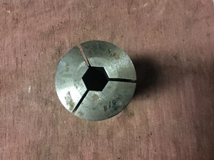 Hardinge 3J Collet 5/8" HEX, NO  Internal Threads .625 HEXAGON 3J Collet - Picture 1 of 2
