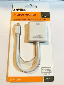 1080p Mini Displayport Male to DVI Female Video Adapter Cable Converter Chipset - Picture 1 of 4