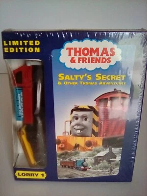 Thomas The Tank Engine & Friends Salty's Secret VHS 2002 Wooden Lorry Bonus NIB - Image 1 of 4