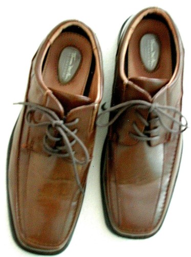 THOM BROWNE SCARPE ELEGANTI uomo Thom McAn 'KALE' 20427 Oxford pelle marrone taglia 11 usate in ottime condizioni