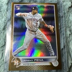 2022 Topps Update GOLD FOIL Parallel Jeremy Pena RC Houston Astros