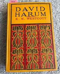 David Harum 1898 by E. N. Westcott ~Vintage Antique Book - Imagen 1 de 5