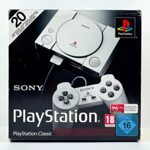 SONY PLAYSTATION PS1 ONE CLASSIC MINI π CONSOLE COMPLETA π CON BOX ORIGINALE - Foto 1 di 10