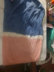 NWT TOP PAW Dog TEE-shirt shirt Pink Blue White Tie dye size XL - Picture 1 of 5