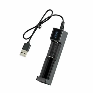 Cargador de batería inteligente USB para baterías recargables de iones de litio 1865 14500 16340 - Imagen 1 de 8