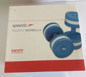 Speedo Aqua Fitness Swim Training Barbells Pair Blue/White *SEE Photos* - Picture 1 of 4