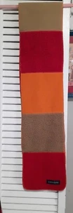 LANDS END rot orange Halstuch hellbraun Block lang 55 x 7 breit Y2K 90er TRENDY Unisex - Bild 1 von 10