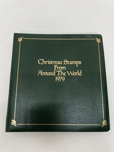 Christmas Stamps from Around the World Album 1979 48 Countries Maybe Incomplete - Picture 1 of 17