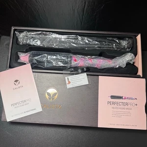 Calista Perfecter Pro Plus Heated Round Brush 1” Pink Floral - Picture 1 of 8