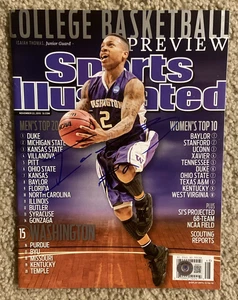 Isaiah Thomas Signed Basketball Sports Illustrated Nov 22 2010 Magazine No Label - Picture 1 of 6