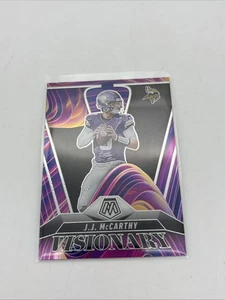 2025 Panini Mosaic JJ McCarthy Visionary Prizm Refractor #15 SSP Case Hit - Picture 1 of 5