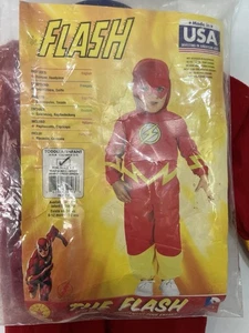 🔥⚡️DC. Justice League. The Flash. Toddler Costume W/ Mask. Great Shape! - Picture 1 of 10