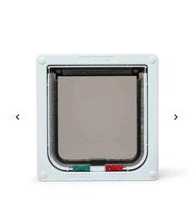 Closer Pets Rotary 4-Way-Locking Cat Flap white (309W) - Picture 1 of 8