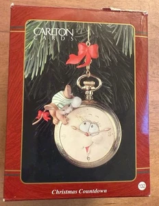 Carlton Karten Erbstück Sammlung "Christmas Countdown" Ornament Vintage LESEN - Bild 1 von 2
