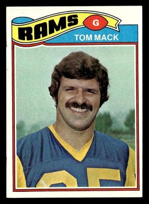 Tom Mack 1977 Topps Card #265 Los Angeles Rams - Image 1 of 2
