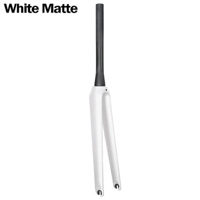 Horquilla de bicicleta de carretera de carbono completa 700C V horquilla de freno tubo cónico 39,8 mm ajuste cuadro de pista Foto 1 de 4