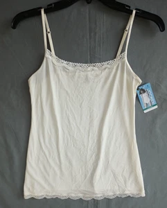 Mujer Jockey Calce Clásico Camisola Tactel Nylon Elástico Off-White Talla M - Imagen 1 de 6