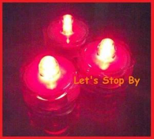60 LED Submersible Wedding Floral Decoration Centerpiece Vase Party Tea light - Picture 1 of 10