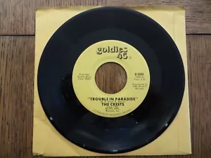 The Crests – Trouble In Paradise / Always You - Goldies 45 D-2583 7" Single VG+ - Picture 1 of 2