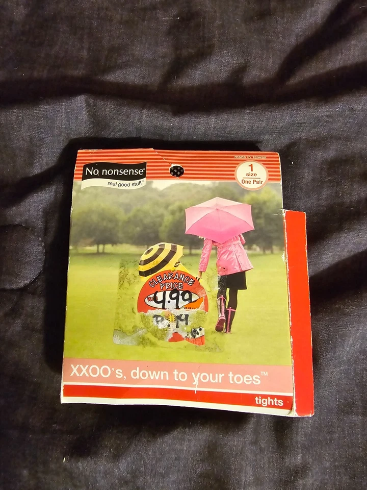 Medias pantimedias vintage sin tonterías red sexy negras talla 1 nuevas en paquete nuevas Halloween Foto 1 de 2