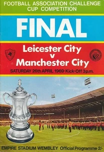FA CUP FINAL PROGRAMME 1969 Manchester City v Leicester - Picture 1 of 1