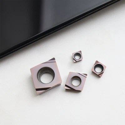10 PIEZAS Insertos de carburo CCGT030104 CCGT040104 R/L-F CCGT09 para acero inoxidable Foto 1 de 4