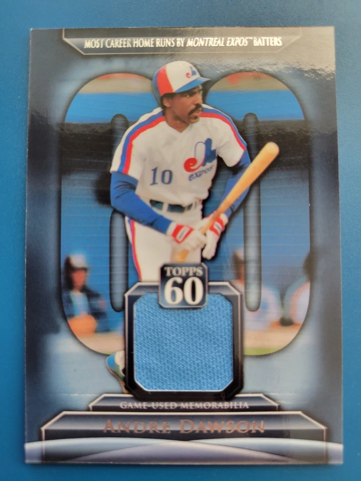 Andre Dawson 2011 TOPPS 60 GAME-USED JSY #T60R-AD MONTREAL EXPOS! - Image 1 of 2